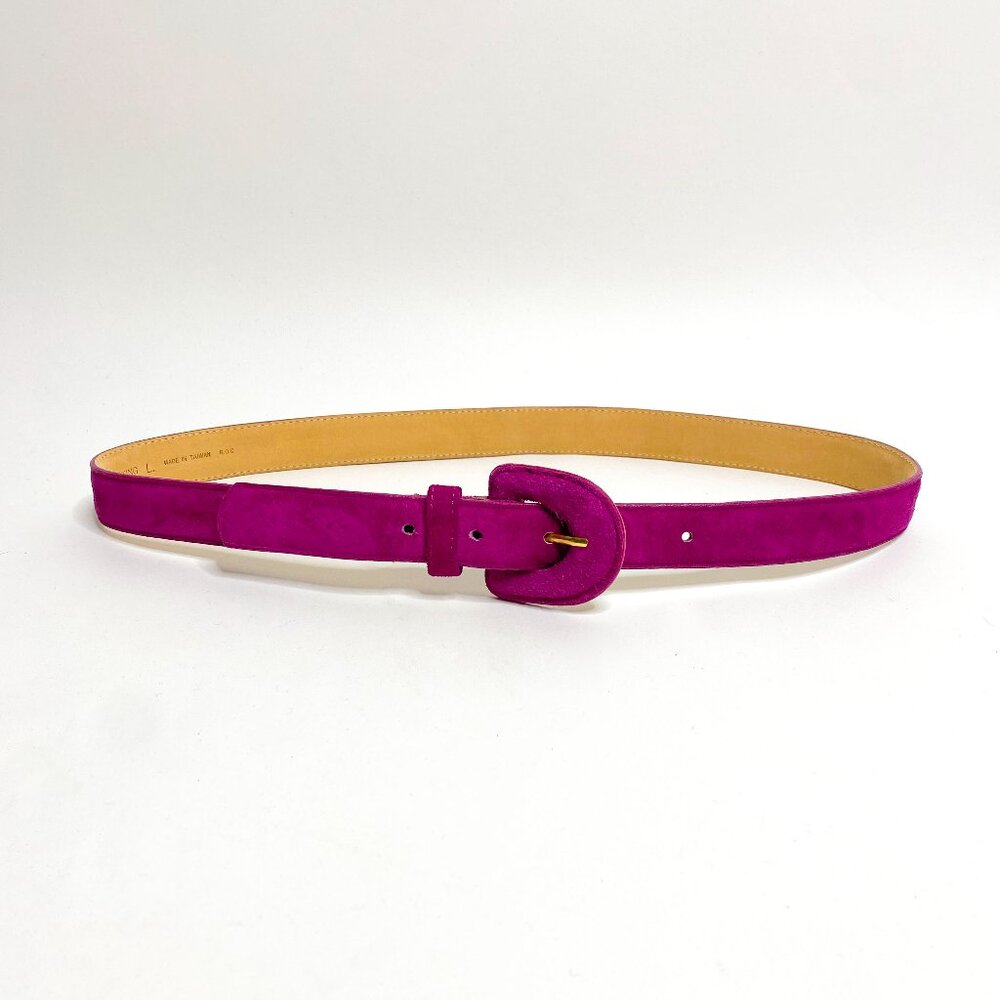 Purple Suede Belt